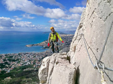View overlooking Split city area and Adriatic cost
